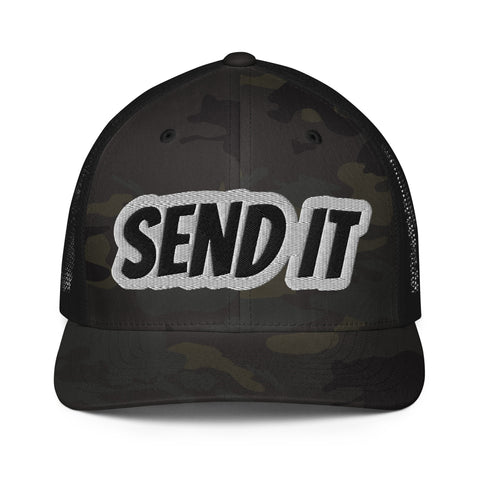 "Send it" - Closed-back trucker cap