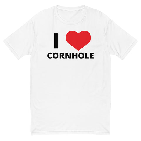 I Love Cornhole Short Sleeve T-shirt